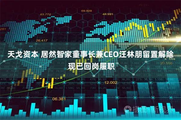 天戈资本 居然智家董事长兼CEO汪林朋留置解除 现已回岗履职